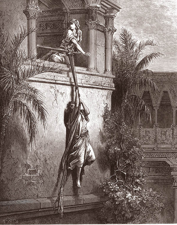 LA FUGA DI DAVIDE samuele I, 19,12